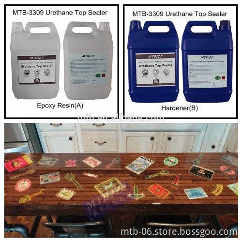 Extremely Durable Epoxy Resin TableTop Finish